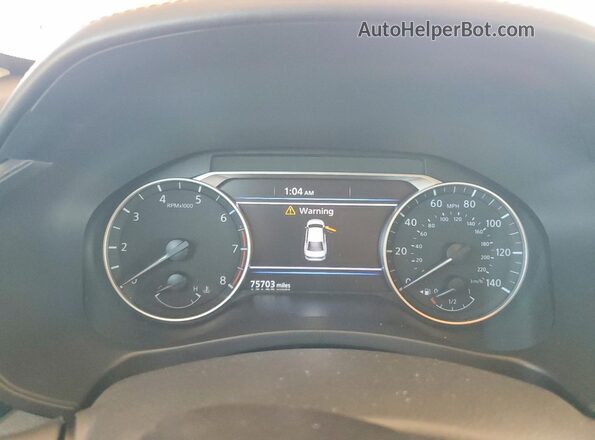 1N4BL4CV5NN313009 2022 NISSAN ALTIMA White Vista del cuadro de instrumentos