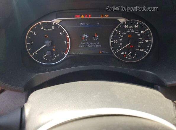 1N4BL4CV5RN415884 2024 NISSAN ALTIMA Black Vista del cuadro de instrumentos