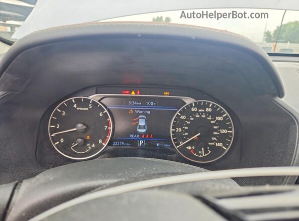 1N4BL4CV5RN436850 2024 NISSAN ALTIMA Gray Widok zestawu wskaźników
