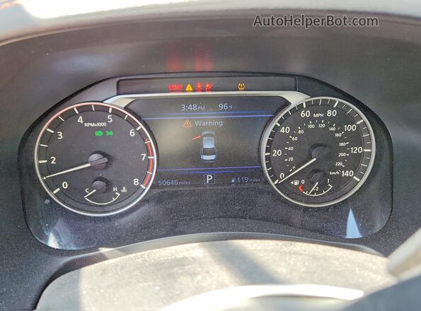 1N4BL4CV6LC124524 2020 NISSAN ALTIMA Blue Vista del cuadro de instrumentos