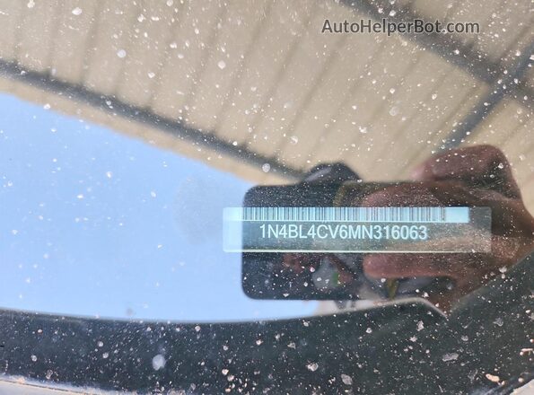1N4BL4CV6MN316063 2021 NISSAN ALTIMA Белый Вид подкапотного пространства