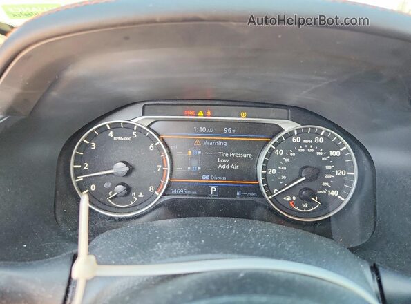 1N4BL4CV6NN391055 2022 NISSAN ALTIMA Blue Вид щитка приладів