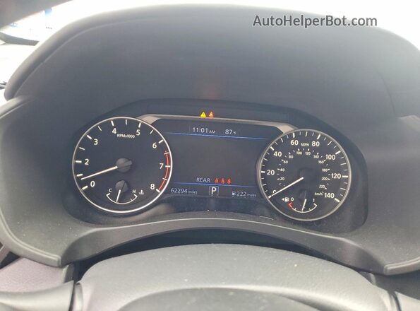 1N4BL4CV6PN332316 2023 NISSAN ALTIMA White Instrument cluster view