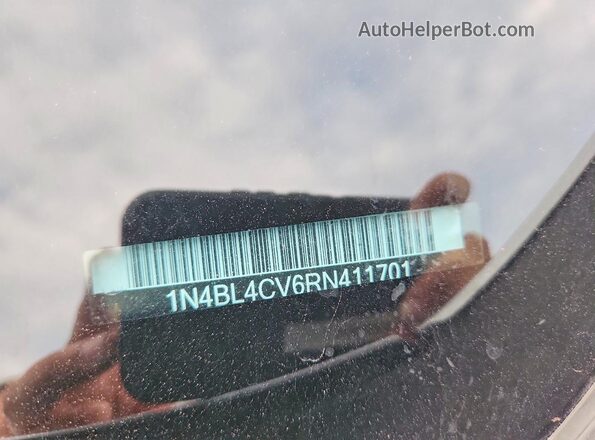 1N4BL4CV6RN411701 2024 NISSAN ALTIMA Silver Vista del compartimento del motor