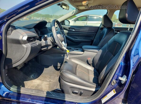 1N4BL4CV7KC258635 2019 NISSAN ALTIMA Blue წინა სალონის ხედი