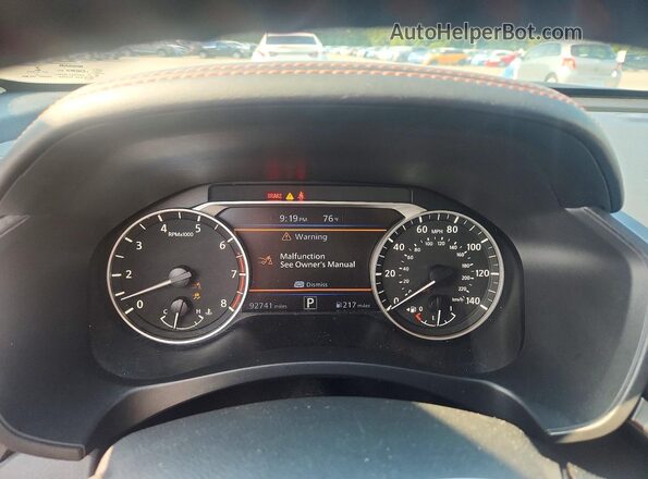1N4BL4CV7LC182142 2020 NISSAN ALTIMA Silver Widok zestawu wskaźników