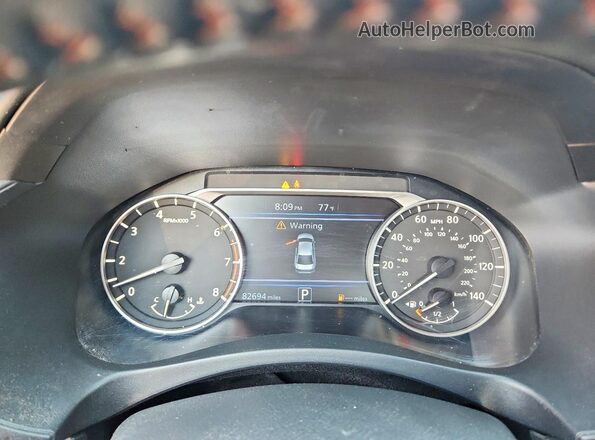 1N4BL4CV8KC122837 2019 NISSAN ALTIMA Gray Սարքավորումների վահանակի տեսք