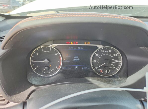1N4BL4CV8KN315767 2019 NISSAN ALTIMA White Вид щитка приладів