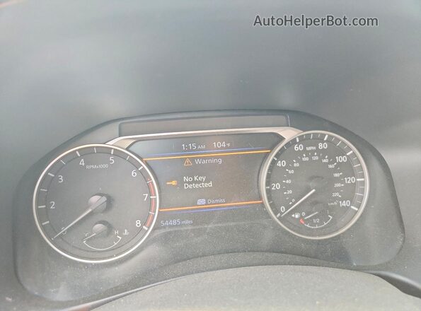 1N4BL4CV8LC118093 2020 NISSAN ALTIMA Silver Instrument cluster view