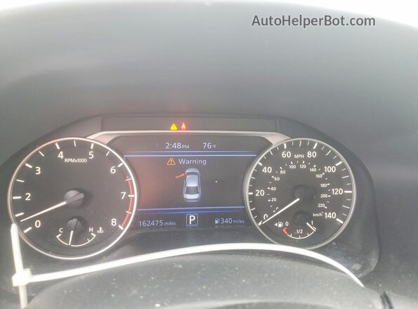 1N4BL4CV8NN336655 2022 NISSAN ALTIMA White Vista del cuadro de instrumentos