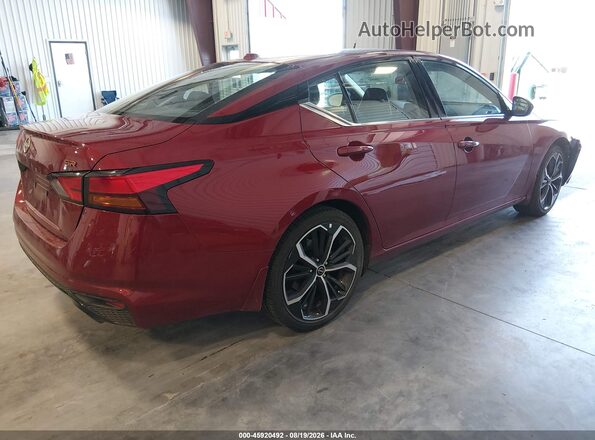 1N4BL4CV8SN353645 2025 NISSAN ALTIMA Красный Задняя правая четверть