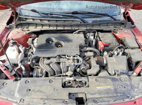 1N4BL4CV9KC176406 2019 NISSAN ALTIMA Burgundy Widok wnętrza z tyłu