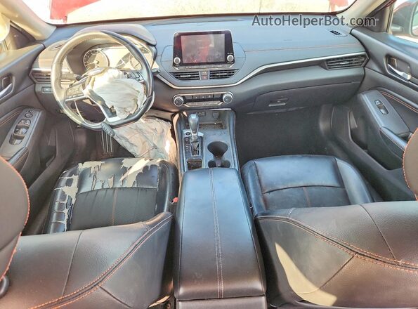 1N4BL4CV9KC183808 2019 NISSAN ALTIMA Red Dashboard view