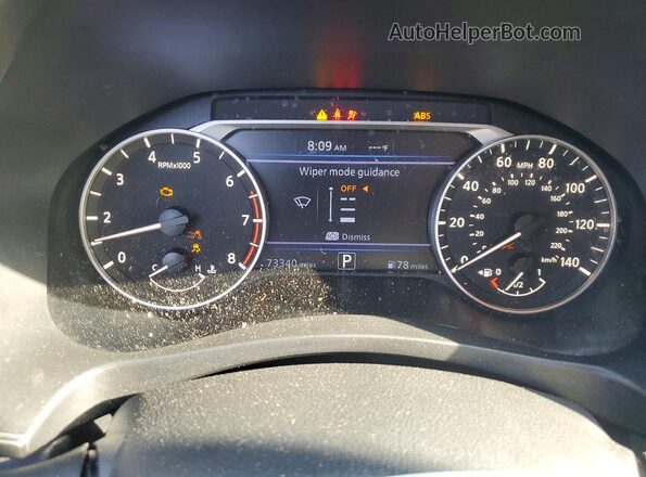 1N4BL4CV9LC146484 2020 NISSAN ALTIMA Black Vista del cuadro de instrumentos