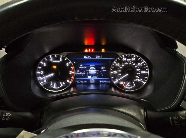 1N4BL4CV9LC276801 2020 NISSAN ALTIMA Silver Вид щитка приладів