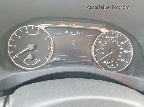1N4BL4CV9MN369792 2021 NISSAN ALTIMA Black Widok zestawu wskaźników