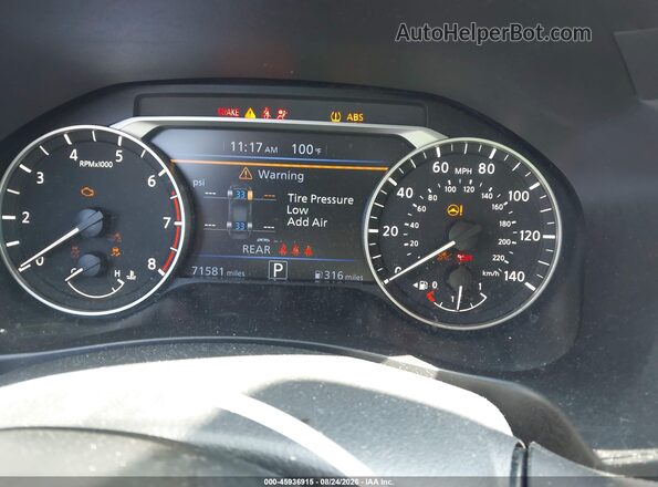 1N4BL4CV9PN340765 2023 NISSAN ALTIMA Черный Вид задних сидений