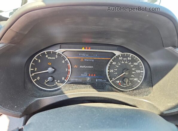 1N4BL4CV9RN325959 2024 NISSAN ALTIMA Silver ხელსაწყოთა პანელის ხედი