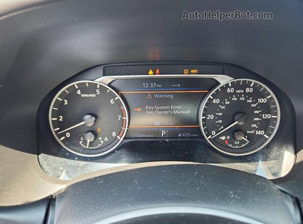 1N4BL4CVXKC205749 2019 NISSAN ALTIMA Blue Սարքավորումների վահանակի տեսք