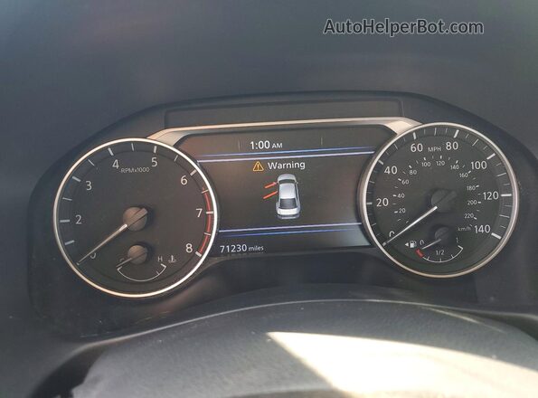 1N4BL4CVXMN335974 2021 NISSAN ALTIMA White Instrument cluster view