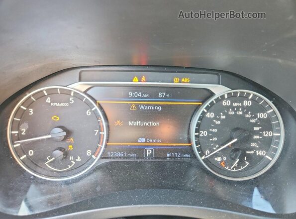 1N4BL4CVXNN367325 2022 NISSAN ALTIMA Серебряный Вид щитка приборов