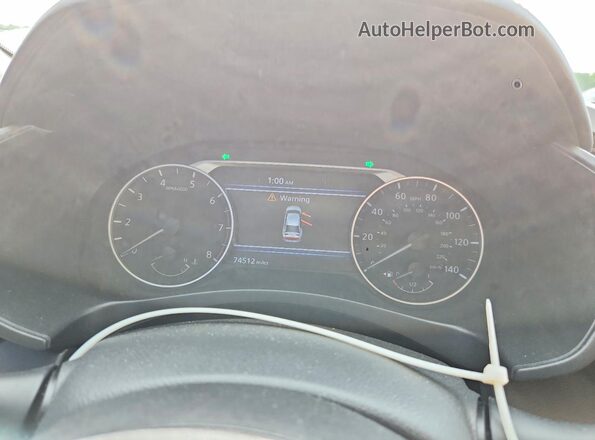 1N4BL4CW0MN352274 2021 NISSAN ALTIMA Black Widok zestawu wskaźników