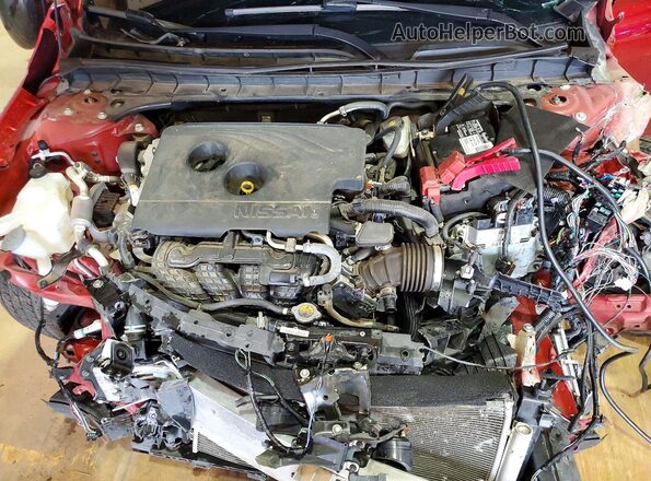 1N4BL4CW1KC185061 2019 NISSAN ALTIMA Red Widok wnętrza z tyłu