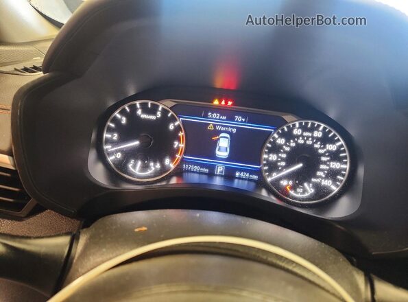 1N4BL4CW1LC263601 2020 NISSAN ALTIMA Черный Вид щитка приборов