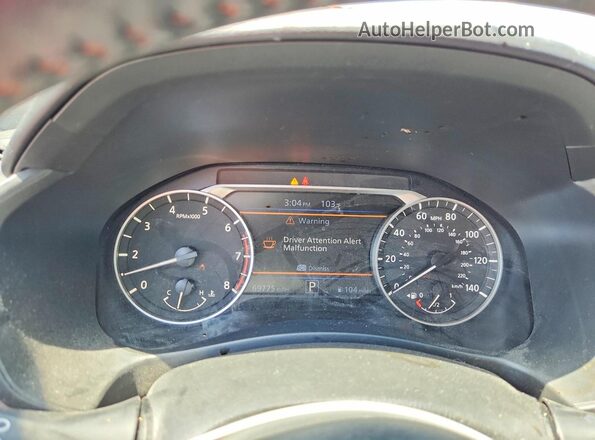 1N4BL4CW2LC253367 2020 NISSAN ALTIMA Silver Вид щитка приладів