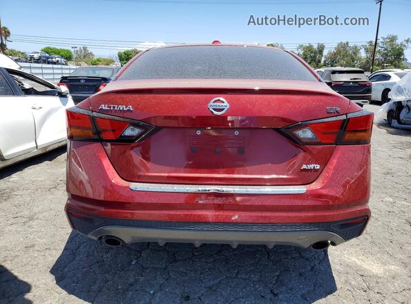 1N4BL4CW3NN376571 2022 NISSAN ALTIMA Красный Вид сзади