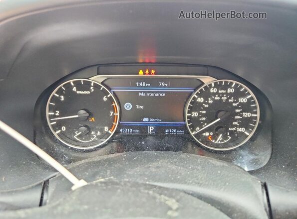 1N4BL4CW4MN384192 2021 NISSAN ALTIMA Белый Вид щитка приборов