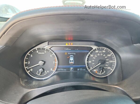 1N4BL4CW4NN364543 2022 NISSAN ALTIMA Orange ხელსაწყოთა პანელის ხედი