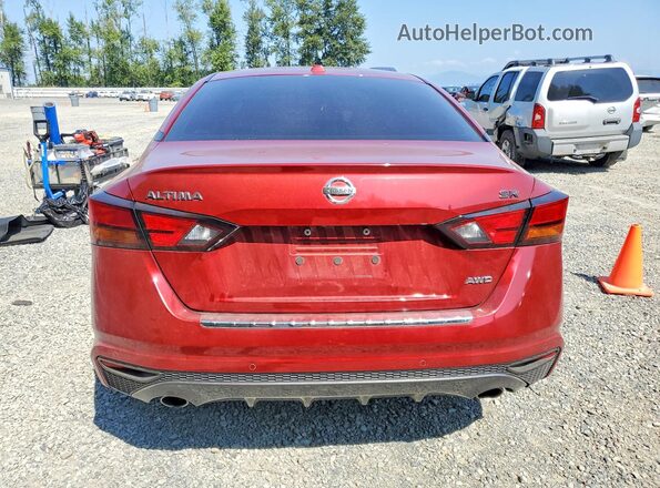 1N4BL4CW5MN418382 2021 NISSAN ALTIMA Red უკანა ხედი