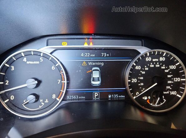 1N4BL4CW6LC170024 2020 NISSAN ALTIMA White Widok zestawu wskaźników