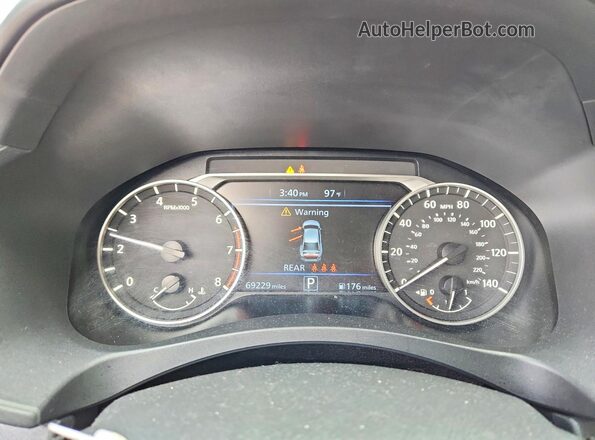 1N4BL4CW6PN311541 2023 NISSAN ALTIMA White Սարքավորումների վահանակի տեսք