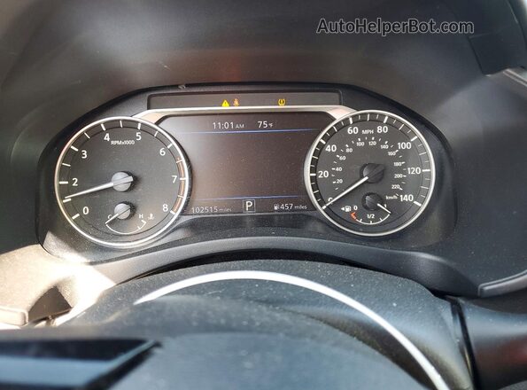 1N4BL4CW9MN345615 2021 NISSAN ALTIMA Black Vista del cuadro de instrumentos
