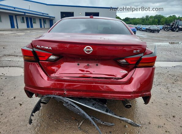 1N4BL4CW9MN375083 2021 NISSAN ALTIMA Красный Вид сзади
