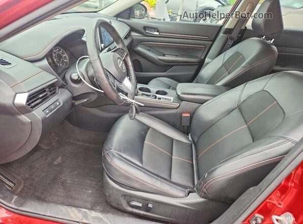 1N4BL4CW9MN375083 2021 NISSAN ALTIMA Красный Вид салона спереди