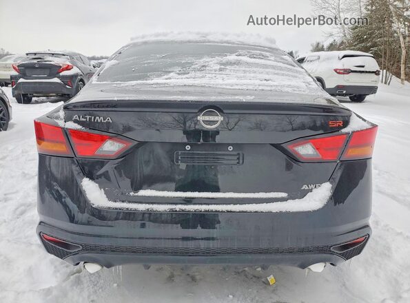 1N4BL4CWXPN374447 2023 NISSAN ALTIMA Black VIN კოდის სტიკერის ხედი