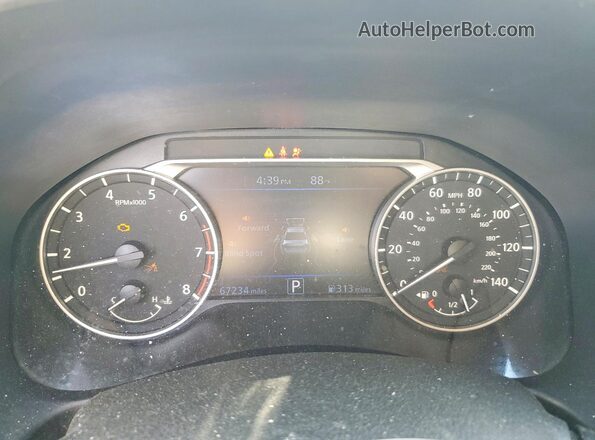 1N4BL4DV0MN402998 2021 NISSAN ALTIMA Серебряный Вид щитка приборов