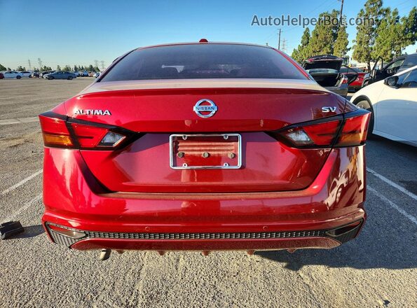1N4BL4DV0NN334817 2022 NISSAN ALTIMA Red Vista trasera