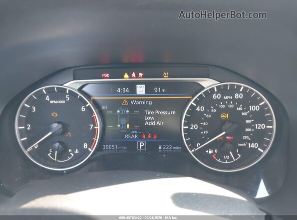 1N4BL4DV0PN353855 2023 NISSAN ALTIMA Серебряный Вид задних сидений