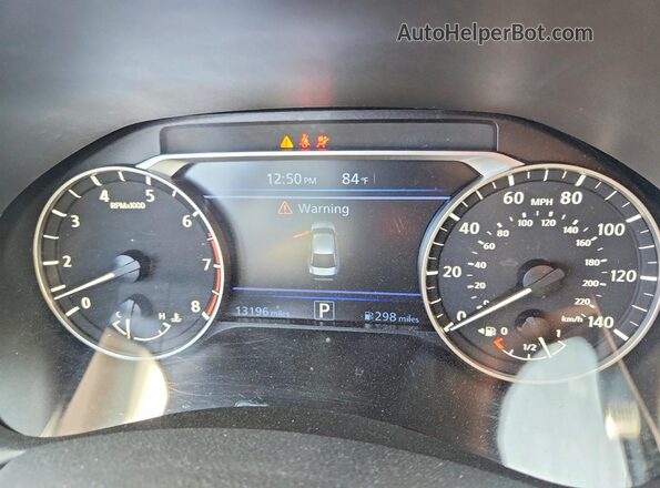 1N4BL4DV0TN313253 2026 NISSAN ALTIMA White Widok zestawu wskaźników