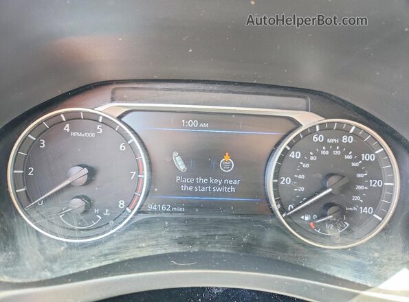 1N4BL4DV1MN414092 2021 NISSAN ALTIMA Blue ხელსაწყოთა პანელის ხედი