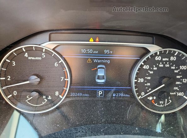 1N4BL4DV1MN416439 2021 NISSAN ALTIMA Серый Вид щитка приборов