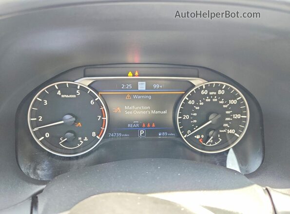 1N4BL4DV1PN387948 2023 NISSAN ALTIMA Серый Вид щитка приборов
