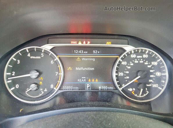 1N4BL4DV1RN302738 2024 NISSAN ALTIMA Silver ხელსაწყოთა პანელის ხედი