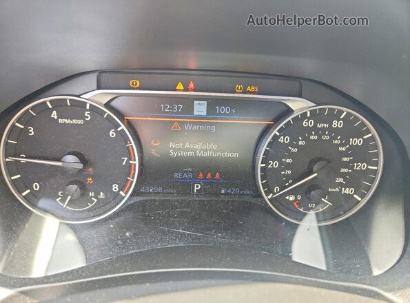 1N4BL4DV1RN324030 2024 NISSAN ALTIMA Gray ხელსაწყოთა პანელის ხედი