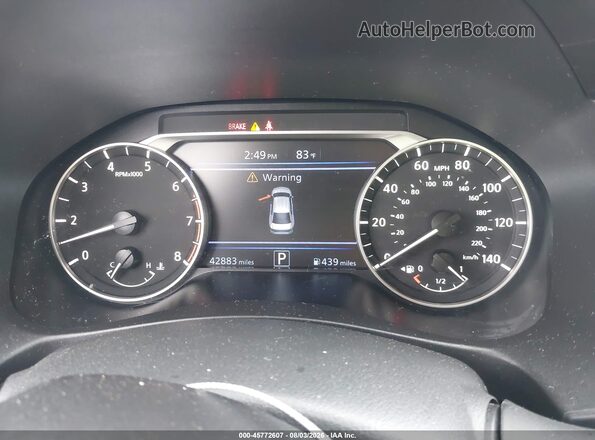 1N4BL4DV1SN325863 2025 NISSAN ALTIMA Maroon Հետևի նստատեղերի տեսք