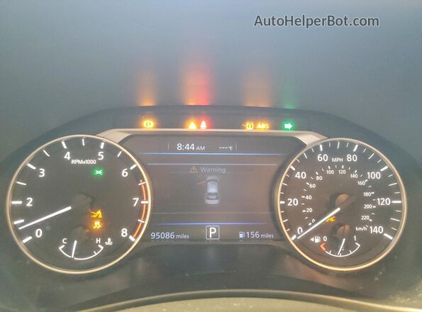 1N4BL4DV2KC127045 2019 NISSAN ALTIMA Purple Instrument cluster view